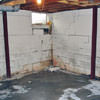 Rusted, corroded i-beams found with a failing foundation in a Winchester home.