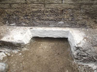 Preparing the foundation footing for a home foundation repair in Arnprior