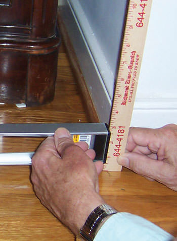 sinking, uneven floors above a sagging crawl space in Maxville