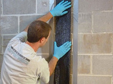 CarbonArmor® Strip applied to wall in Richmond